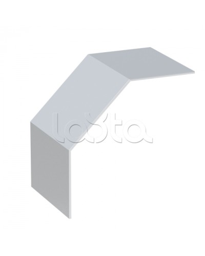 Крышка на угол 90 градусов вертикальный внешний лестничный усиленная 100x900 мм (2 мм) EKF (kvoltp90100900-2) в Хабаровске Аксессуары для лотков Pintop.ru