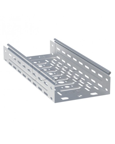 Лоток перфорированный 80х200x2000-0,8 мм EKF (L8020001x2) в Хабаровске Кабельные лотки Pintop.ru