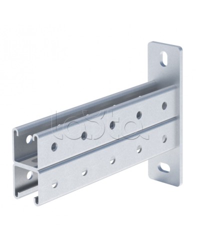 STRUT-консоль двойная 41х41 мм, основание 350 мм EKF (stkd414135) в Хабаровске Аксессуары для лотков Pintop.ru