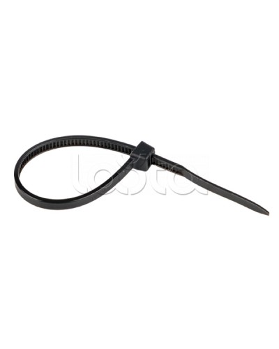 Хомут нейлоновый черный (2,5х100) (100шт.) EKF Basic (plc-cb-2.5x100) в Хабаровске Стяжки-хомуты Pintop.ru