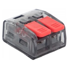 Клемма СМК 221-412 2 отверстия 0.2-4.0 мм2 (100шт.) EKF PROxima (plc-smk-221-412)