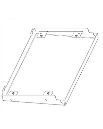 Крыша дождевая для шкафов серии EMW (Ш600 × Г400) Elbox (EMW-RR-600.400) в Хабаровске Аксессуары для стоек и шкафов Pintop.ru