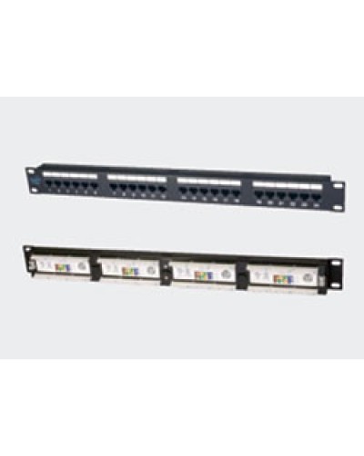 Патч-панель 19, 1U, 24xRJ45 категория 5е Eurolan (27B-U5-24BL) в Хабаровске Патч панель Pintop.ru