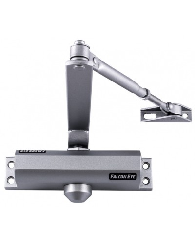 Доводчик дверной Falcon Eye FE-B2W (серебро) в Хабаровске Доводчики Pintop.ru