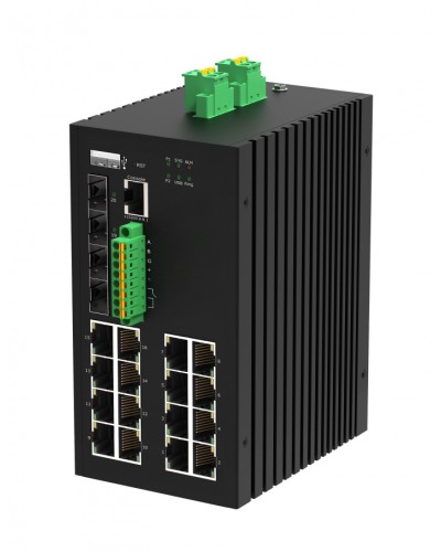 Управляемый промышленный L2+ коммутатор Gigalink GL-SW-G207-16P4ST-I(BT) в Хабаровске Коммутаторы Pintop.ru