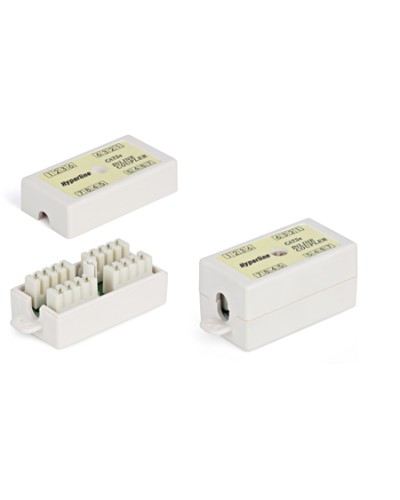 Адаптер проходной (coupler), Dual IDC, категория 5e, 4 пары Hyperline CA-IDC-C5E-WH в Хабаровске Проходные адаптеры Pintop.ru