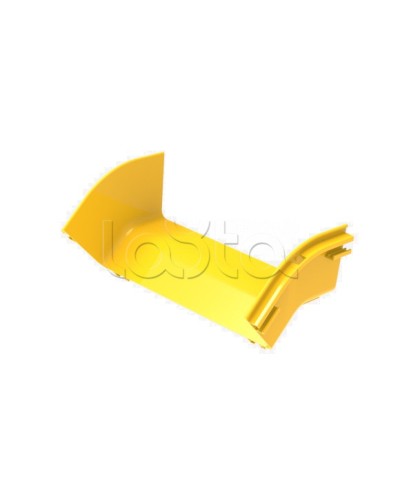 Угол 45° внешний (вниз) для оптического лотка Hyperline FBTR-360-ERS45 в Хабаровске Аксессуары для лотков Pintop.ru