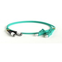 Патч-корд волоконно-оптический Hyperline FC-D2-503-FC/PR-ST/PR-H-2M-LSZH-AQ