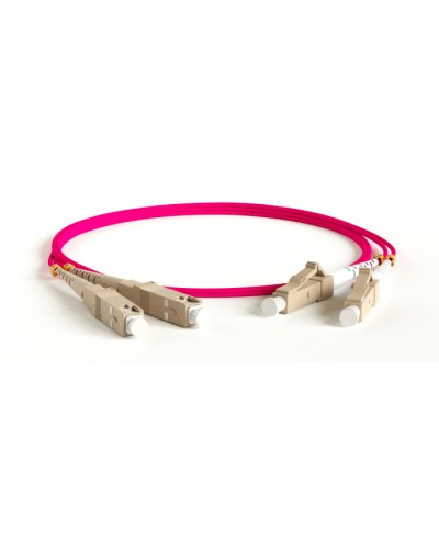 Патч-корд волоконно-оптический Hyperline FC-D2-504-LC/PR-SC/PR-H-30M-LSZH-MG в Хабаровске Патч-корды оптические Pintop.ru