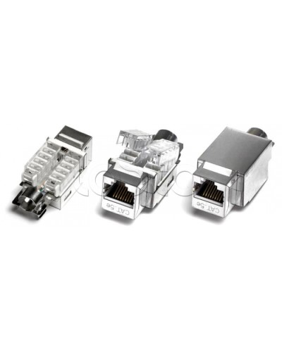 Модуль Keystone Jack серии KJNE, RJ-45 (8P8C), категория 5e, 110 IDC Hyperline KJNE-8P8C-C5e-90-SH-F-WH в Хабаровске Модули Keystone Pintop.ru