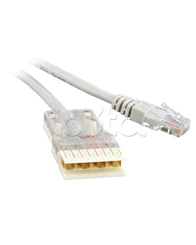 Патч-корд Hyperline PC-110-RJ45-4P-C5e-3M-LSZH-GY в Хабаровске Патчкорды (медные) Pintop.ru