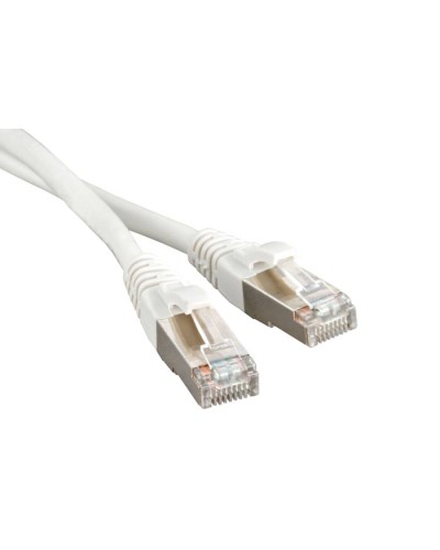 Патч-корд экранированный Hyperline PC-LPM-STP-RJ45-RJ45-C6-1.5M-LSZH-WH в Хабаровске Патчкорды (медные) Pintop.ru