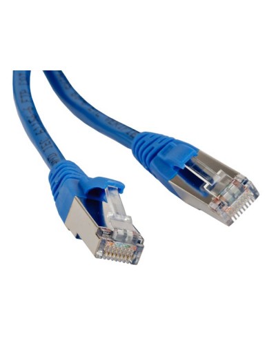 Патч-корд F/UTP Hyperline PC-LPM-STP-RJ45-RJ45-C6-2M-LSZH-BL в Хабаровске Патчкорды (медные) Pintop.ru