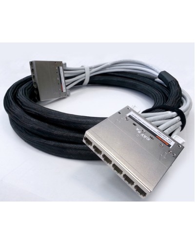Сборка кабельная претерминированная Hyperline PPTR-CT-CSS/C6-D-CSS/C6-LSZH-5M-GY в Хабаровске Аксессуары для стоек и шкафов Pintop.ru