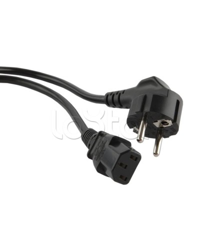 Кабель питания 10 м Hyperline PWC-IEC13-SHM-10-BK в Хабаровске Патч-корды и пигтейлы Pintop.ru