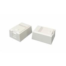 Корпус настенной розетки Hyperline (SBB4-1-WH)