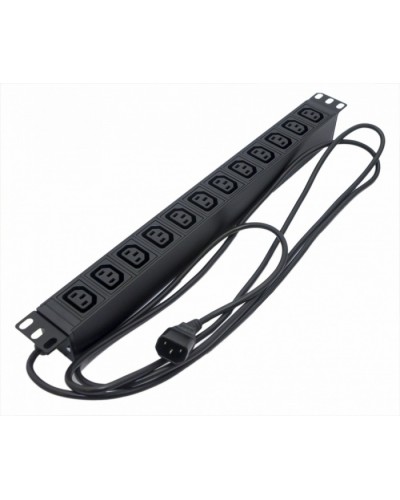 Блок розеток Hyperline SHE19-12IEC-2.5IEC в Хабаровске Блоки розеток Pintop.ru