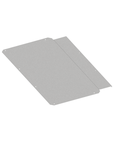 FORMAT Фланец основания встроенного отсека сплошной 400х800мм IEK (FO-00-FBCS-040-080) в Хабаровске Аксессуары для стоек и шкафов Pintop.ru