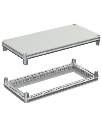 FORMAT Крыша и основание (под фланец) 400х800мм IEK (FO-00-KOF-040-080) в Хабаровске Аксессуары для стоек и шкафов Pintop.ru