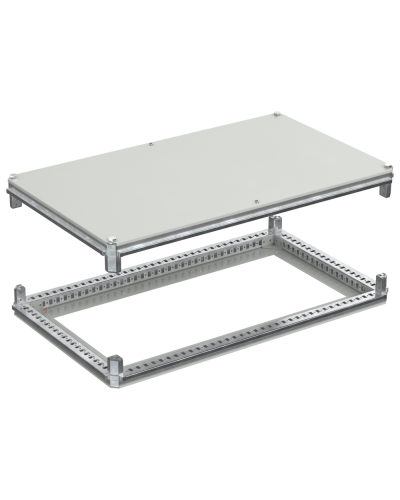 FORMAT Крыша и основание (под фланец) 600х1000мм IEK (FO-00-KOF-060-100) в Хабаровске Аксессуары для стоек и шкафов Pintop.ru