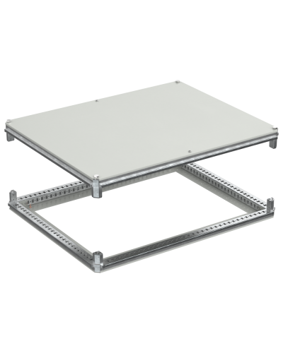 FORMAT Крыша и основание (под фланец) 800х1000мм IEK (FO-00-KOF-080-100) в Хабаровске Аксессуары для стоек и шкафов Pintop.ru