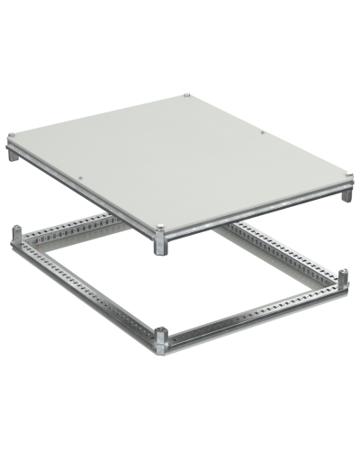 FORMAT Крыша и основание (под фланец) 1000х800мм IEK (FO-00-KOF-100-080) в Хабаровске Аксессуары для стоек и шкафов Pintop.ru