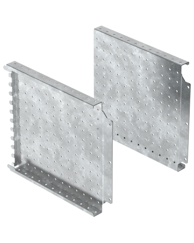 FORMAT Панель монтажная боковая перфорированная 300х400мм (2шт/упак) IEK (FO-00-MPSP-030-040) в Хабаровске Аксессуары для стоек и шкафов Pintop.ru
