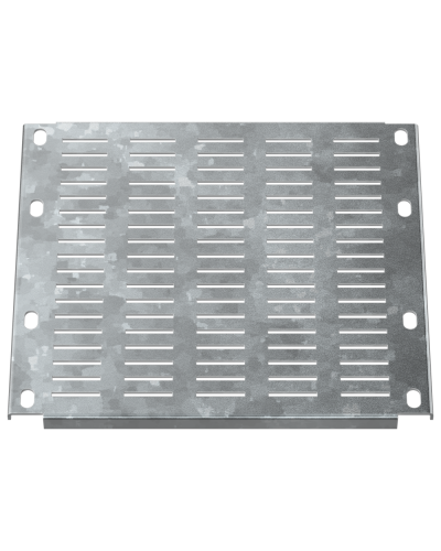 FORMAT Заглушка панели нижней наборной вентилируемой 200мм в шкаф шириной 400мм IEK (FO-00-PLTV-020-040) в Хабаровске Аксессуары для стоек и шкафов Pintop.ru