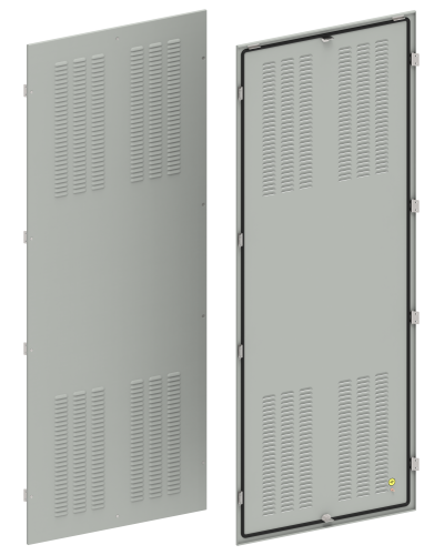 FORMAT Панель боковая вентилируемая 2000х800мм IP31 (2шт/компл) IEK (FO-00-PSV-200-080-31) в Хабаровске Аксессуары для стоек и шкафов Pintop.ru