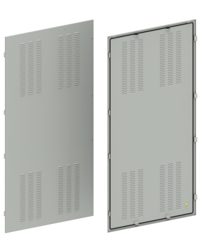 FORMAT Панель боковая вентилируемая 2000х1000мм IP31 (2шт/компл) IEK (FO-00-PSV-200-100-31) в Хабаровске Аксессуары для стоек и шкафов Pintop.ru
