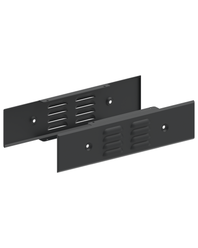 FORMAT Панель цоколя вентилируемая 100х400мм RAL7021 (2шт/компл) IEK (FO-00D-PCV-010-040-7021) в Хабаровске Аксессуары для стоек и шкафов Pintop.ru