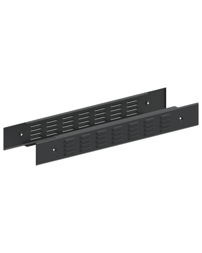 FORMAT Панель цоколя вентилируемая 100х800мм RAL7021 (2шт/компл) IEK (FO-00D-PCV-010-080-7021) в Хабаровске Аксессуары для стоек и шкафов Pintop.ru