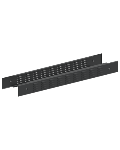 FORMAT Панель цоколя вентилируемая 100х1000мм RAL7021 (2шт/компл) IEK (FO-00D-PCV-010-100-7021) в Хабаровске Аксессуары для стоек и шкафов Pintop.ru