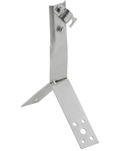 Держатель проводника круглого 6-10мм винтовой для конька h=80мм нержавеющая сталь IEK (ZDP80-20-4-16-80) в Хабаровске Крепеж Pintop.ru