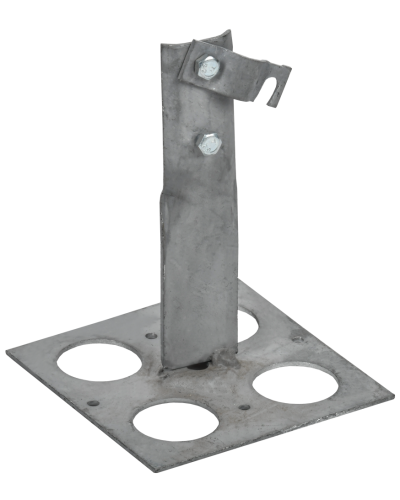 Держатель проводника круглого 6-10мм винтовой IEK (ZDP85-13-1-16-90) в Хабаровске Крепеж Pintop.ru