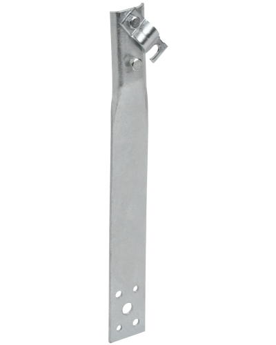 Держатель проводника круглого 6-10мм винтовой прямой h=150мм оцинкованная сталь IEK (ZDP86-11-1-16-150) в Хабаровске Крепеж Pintop.ru