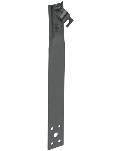 Держатель проводника круглого 6-10мм винтовой прямой h=60мм оцинкованная сталь TD IEK (ZDP86-13-1-16-60) в Хабаровске Крепеж Pintop.ru