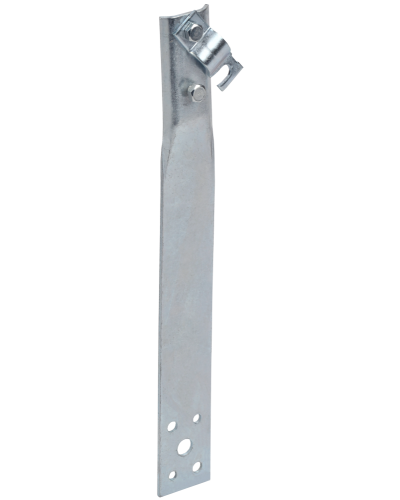 Держатель проводника круглого 6-10мм винтовой прямой h=60мм оцинкованная сталь HDZ IEK (ZDP86-14-1-16-60) в Хабаровске Крепеж Pintop.ru