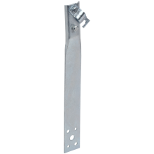 Держатель проводника круглого 6-10мм винтовой прямой h=80мм оцинкованная сталь HDZ IEK (ZDP86-14-1-16-80)