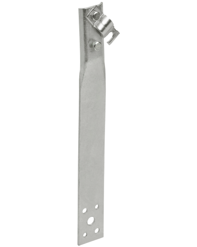 Держатель проводника круглого 6-10мм винтовой прямой h=80мм нержавеющая сталь IEK (ZDP86-20-1-16-80) в Хабаровске Крепеж Pintop.ru