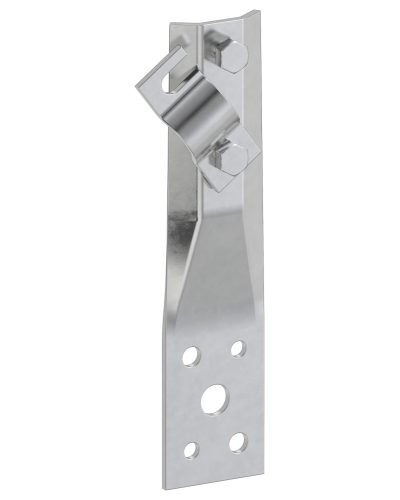 Держатель проводника круглого 6-10мм винтовой прямой h=60мм нержавеющая сталь IEK (ZDP86-20-1-16-60) в Хабаровске Крепеж Pintop.ru