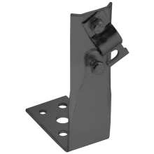 Держатель проводника круглого 6-10мм винтовой угловой h=80мм оцинкованная сталь TD IEK (ZDP87-13-1-16-80)