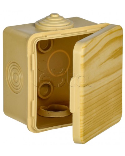 Коробка расп. КМ 65х65х50мм о/к IP54 4 вв. сосна IEK (UKO31-065-065-050-K34-54) в Хабаровске Распределительные коробки Pintop.ru