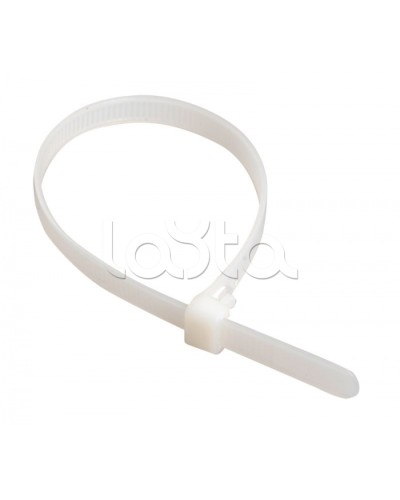 Стяжка 150x2,5 мм нейлоновая, белая IEK (UHH31-D025-150-100) в Хабаровске Стяжки-хомуты Pintop.ru