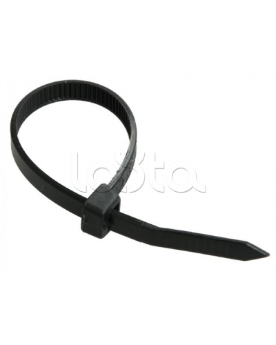 Стяжка 200x3,6 мм нейлоновая, черная IEK (UHH32-D036-200-100) в Хабаровске Стяжки-хомуты Pintop.ru