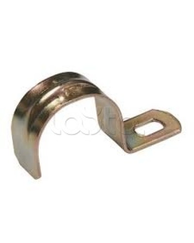 Скоба металлическая однолапковая d14-15 IEK CMAT10-14-100 в Хабаровске Держатели, клипсы, скобы Pintop.ru