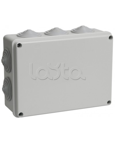 Коробка КМ41244 распаячная для о/п (RAL7035, 10 гермовводов) IEK UKO11-190-140-070-K41-55 в Хабаровске Аксессуары для средств охраны периметра Pintop.ru