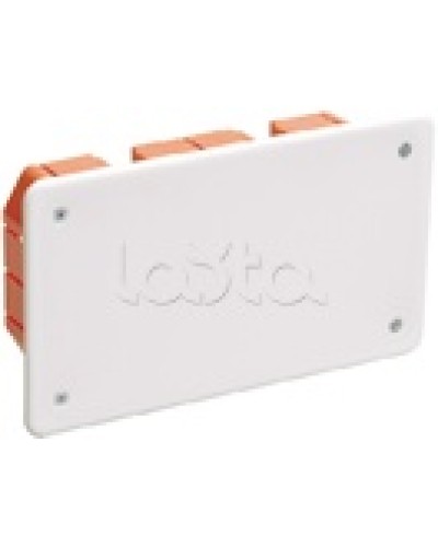 Коробка КМ41006 распаячная для твердых стен (с саморезами, с крышкой) IEK UKT11-172-096-045 в Хабаровске Распределительные коробки Pintop.ru