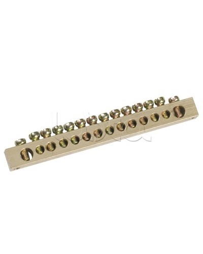 Шина нулевая 8x12 8/2 IEK YNN21-08-100 в Хабаровске Клеммные колодки Pintop.ru