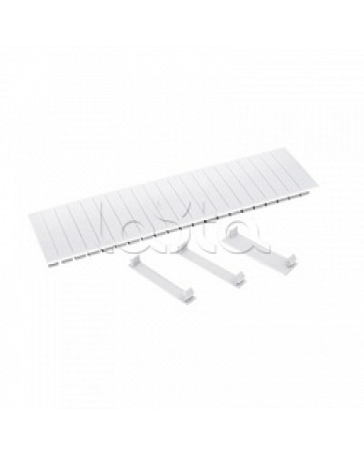 Заглушка 12 модулей белая IEK YZM10-12-K01 в Хабаровске Аксессуары для кабель-канала Pintop.ru